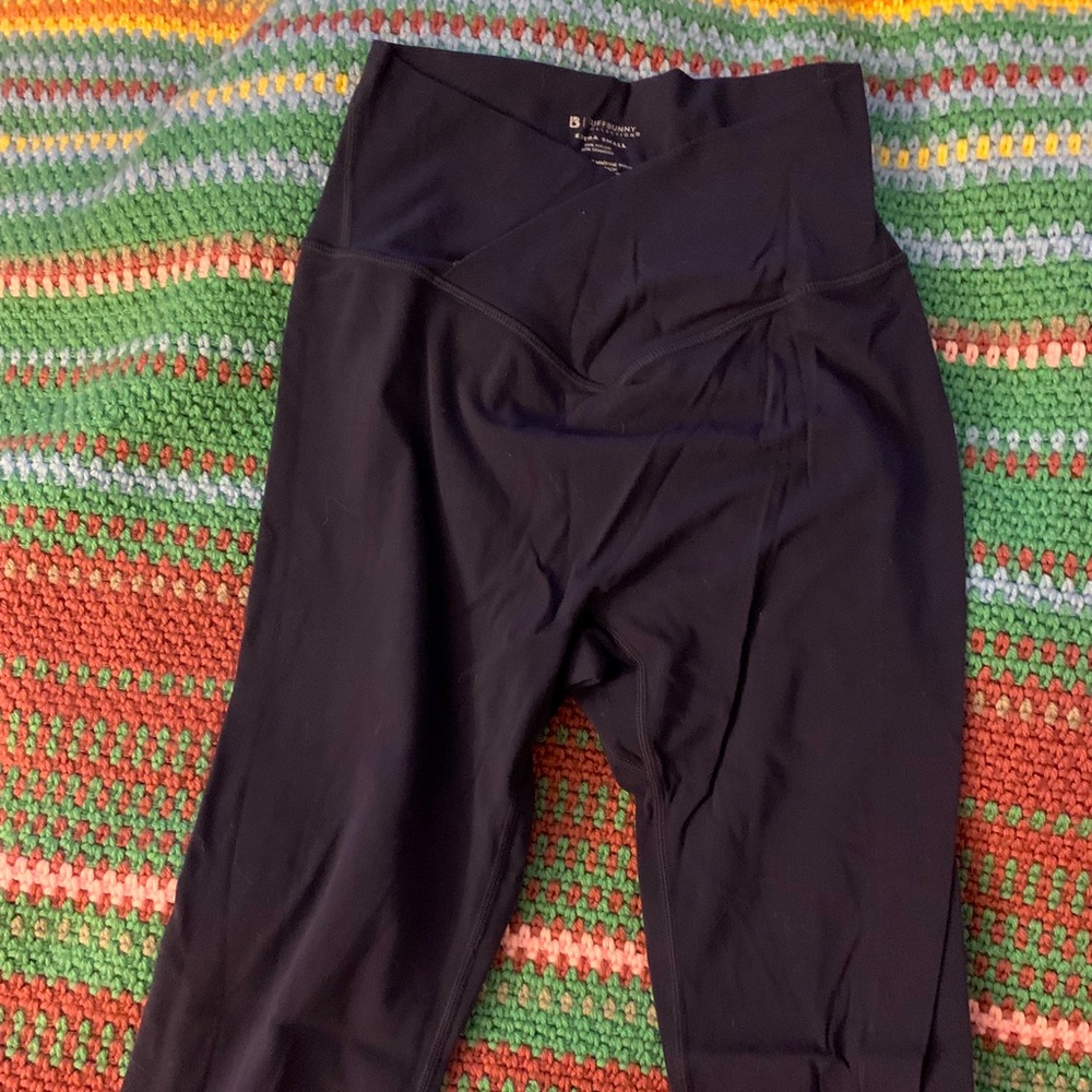 Cross-waist Navy Nubre legging